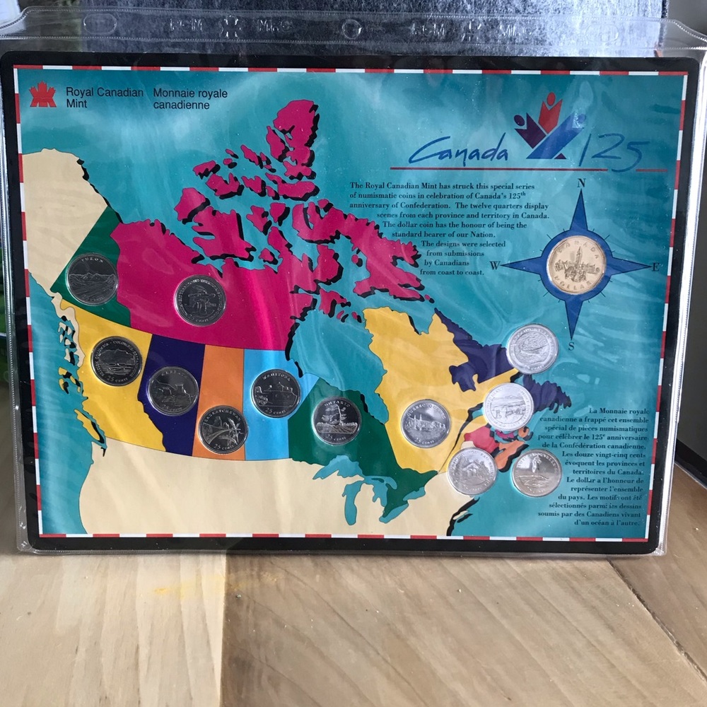 Canada 125 (1992) coin set.